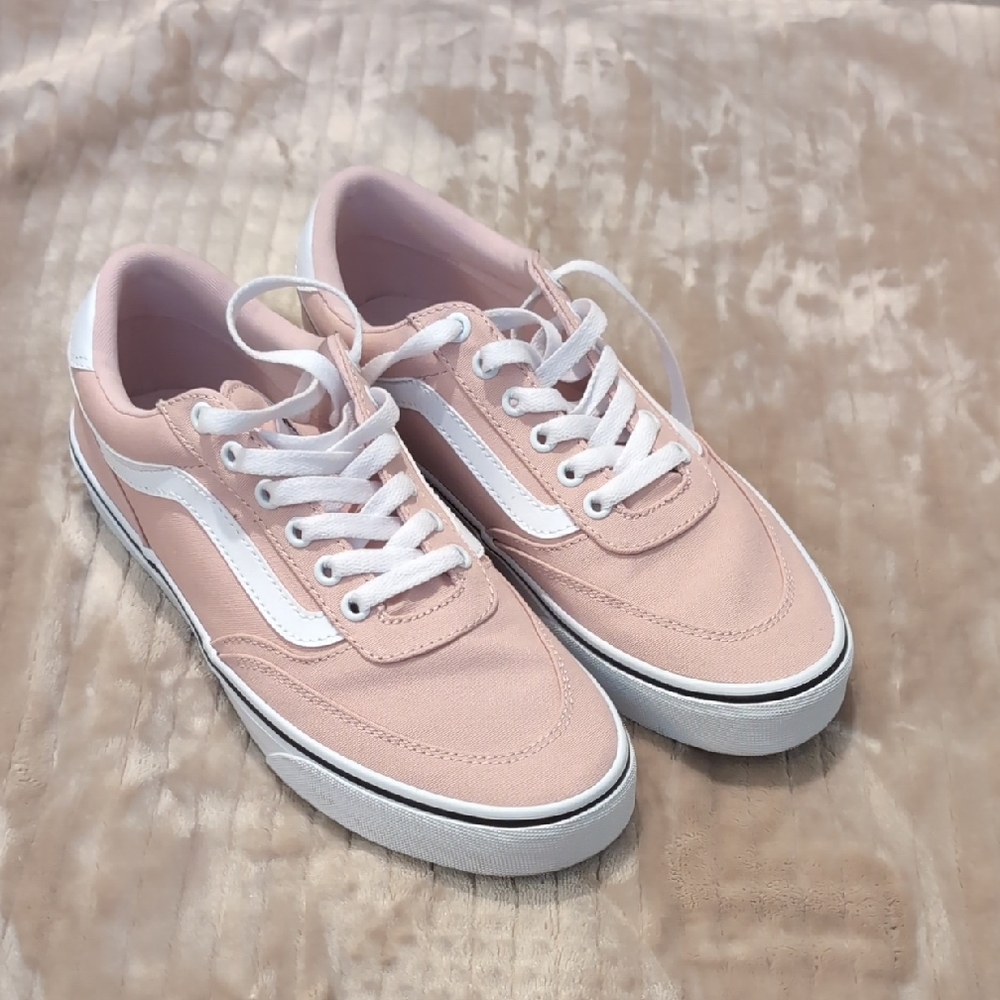 Vans Women's Light Pink Canvas Sneakers